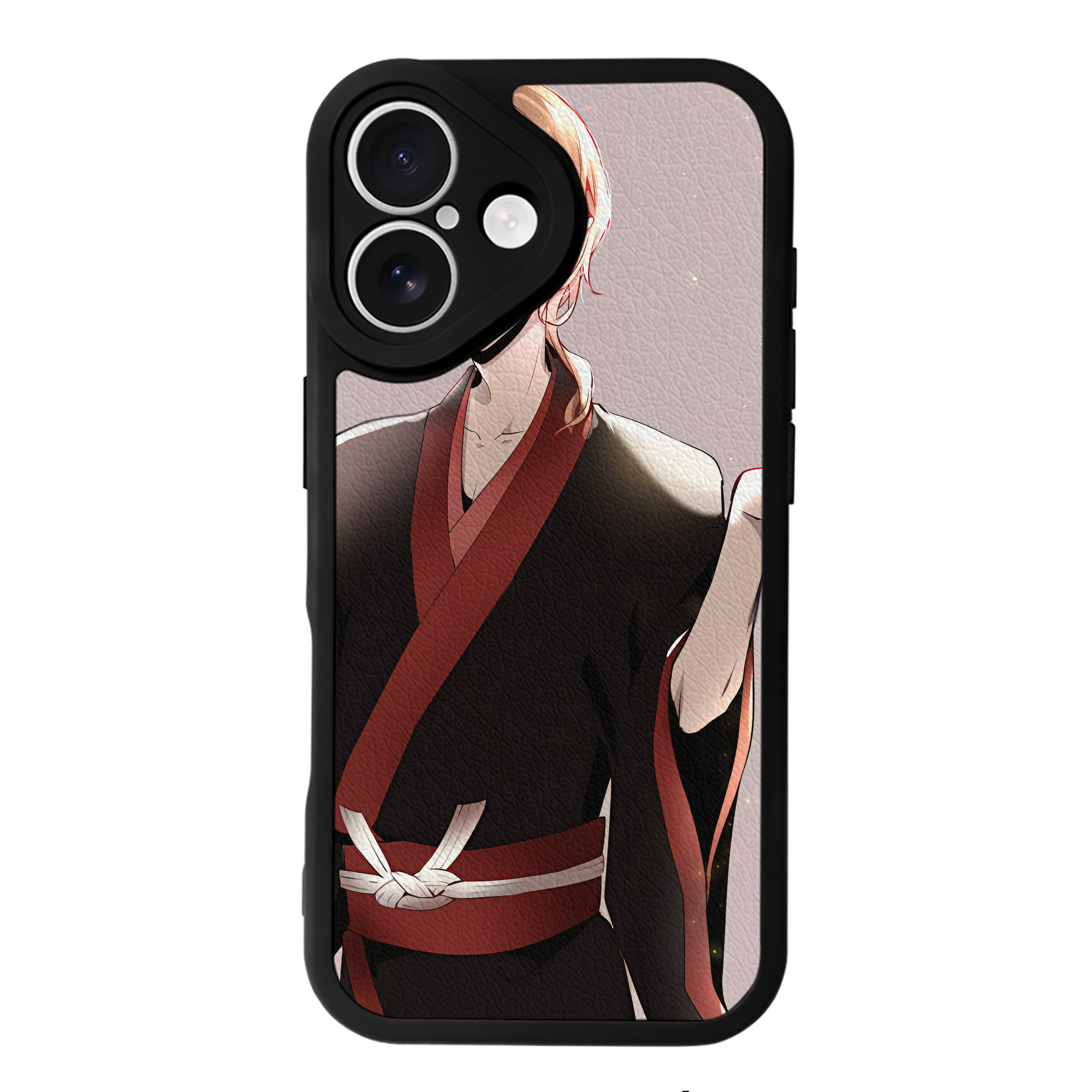 （画像用） 文豪ストレイドッグス Bungo Stray Dogs 【iPhone 16シリーズ対応】シリコンスマホケース（レザー調） 材質：シリコン
